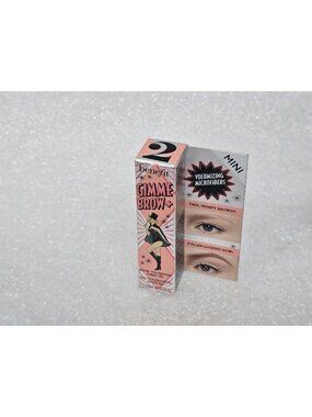 Benefit Gimme Brow+ Mini Volumizing Fiber Gel Shade 2 Warm Golden Blonde 0.05 oz